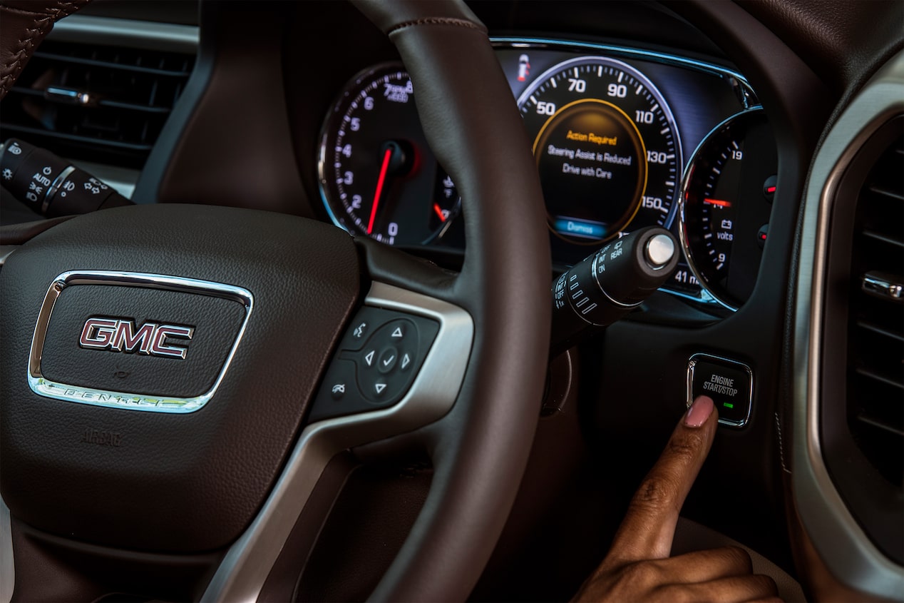 Rear Seat Reminder Safety Feature in 2017 Acadia GMC Life