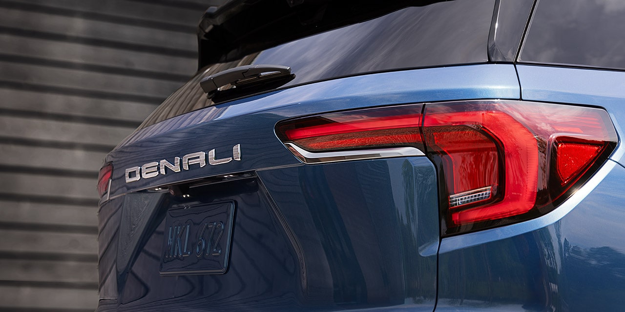 Close-up of the Rear Taillights on the 2026 GMC Terrain Denali Luxury SUV