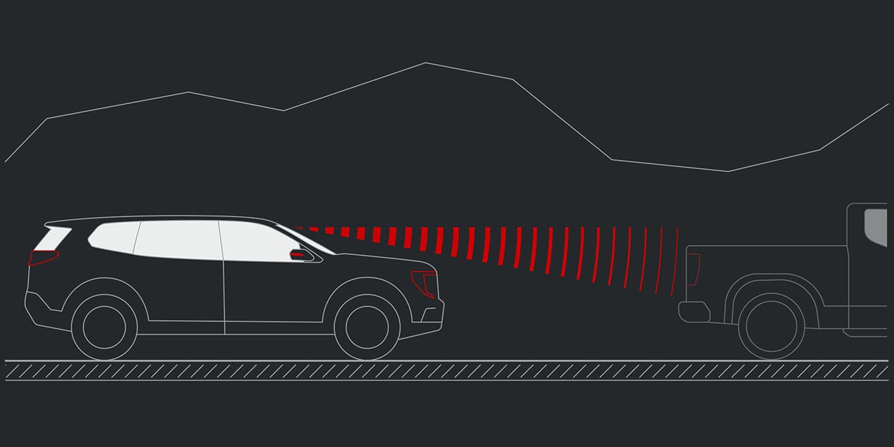 Illustration of the Forward Collision Alert