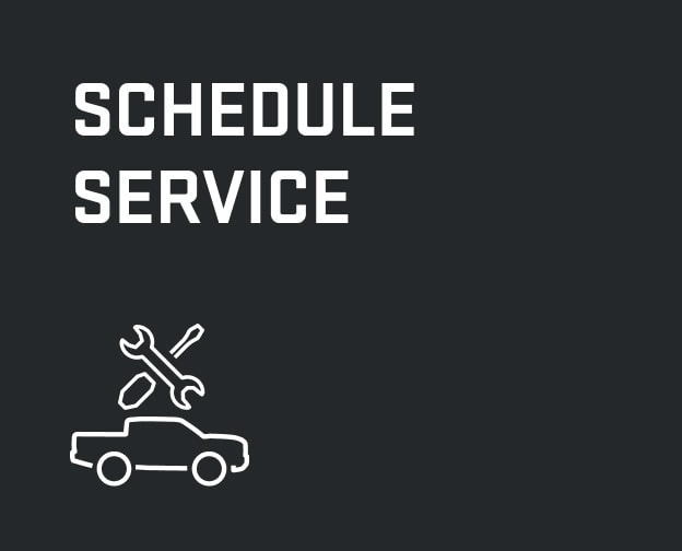 Black Banner with Text Overlay Stating: "Schedule Service".