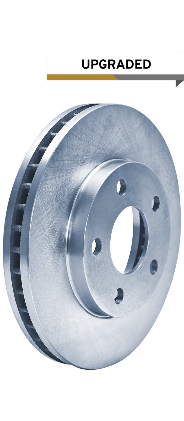 Three-Quarter View of Brake Rotor