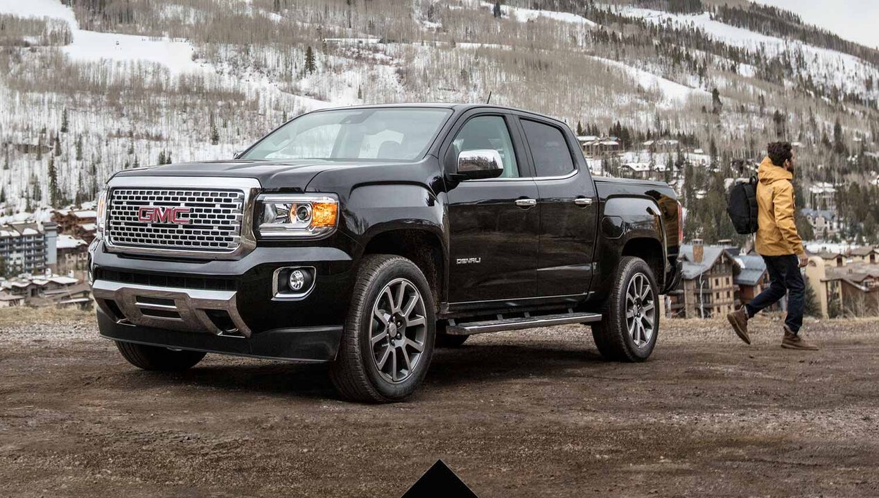 Trucks Suvs Crossovers Vans 2018 Gmc Lineup 2018 Gmc Canyon Denali Small Pickup Truck