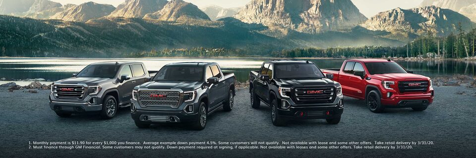 GMC Lineup Trucks, SUVs, Crossovers and Vans