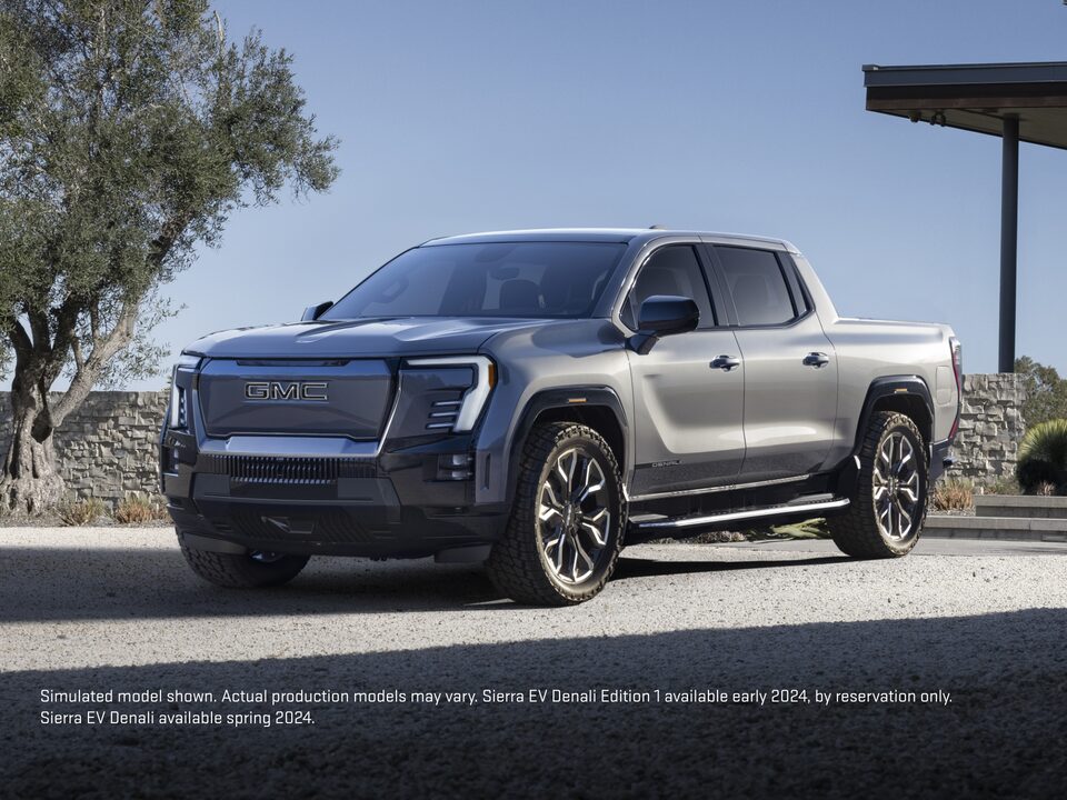 A Side Profile View of the Parked 2024 GMC Sierra HD AT4X