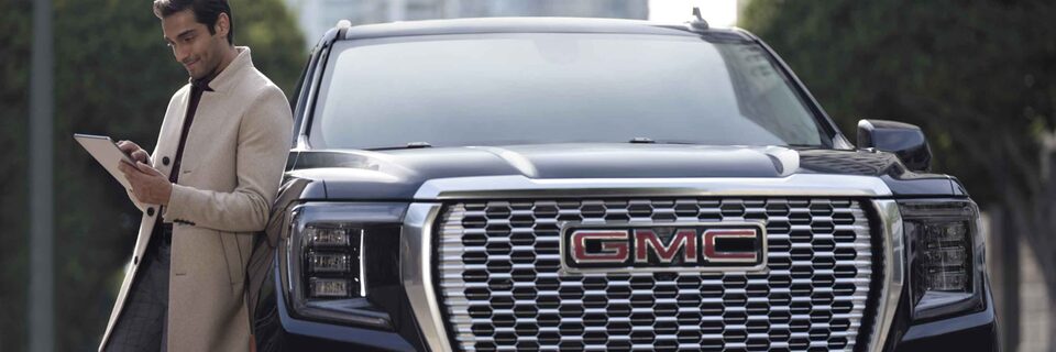Front View of GMC Vehicle