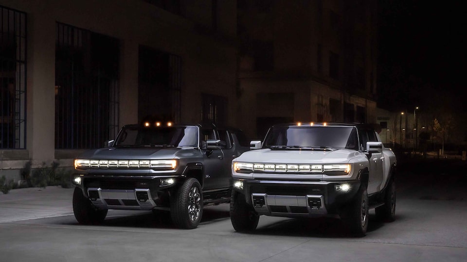 2023 GMC Hummer EV Electric Pickup Truck & Electric SUV Preproduction Models