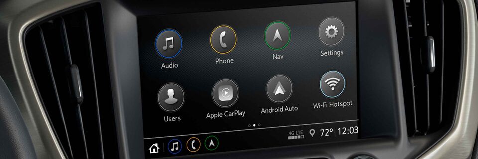 GMC Vehicles Infotainment System Screen