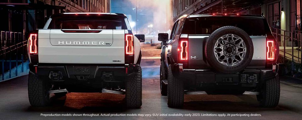 GMC HUMMER EV: Electric SUV & Electric Pickup Truck in Parking Garage