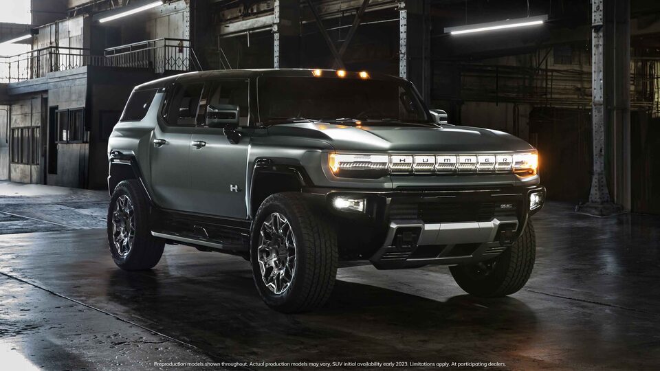 GMC HUMMER EV: Electric SUV & Electric Pickup Truck Side by Side
