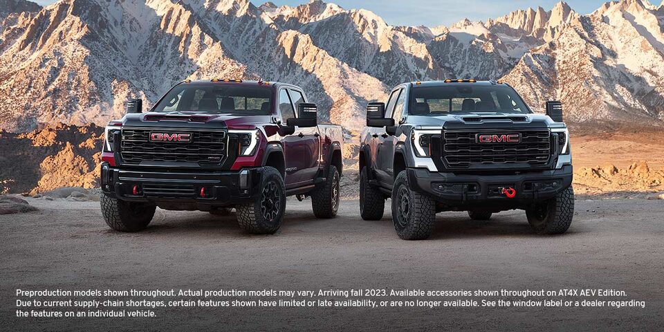 GMC UNVEILS NEW OFF-ROADING BEASTS: THE FIRST EVER 2024 SIERRA HD AT4X AND AT4X AEV EDITION