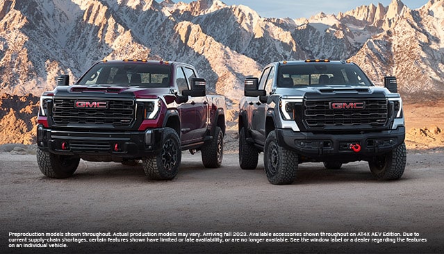 GMC UNVEILS NEW OFF-ROADING BEASTS: THE FIRST EVER 2024 SIERRA HD AT4X AND AT4X AEV EDITION