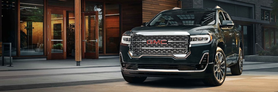 GMC Acadia Mid-Size SUV Outside of Home – Front View
