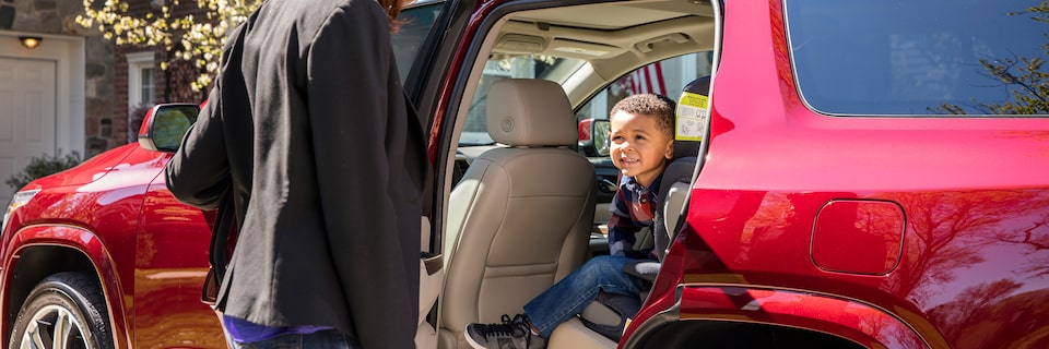 GMC life acadia rear seat reminder.