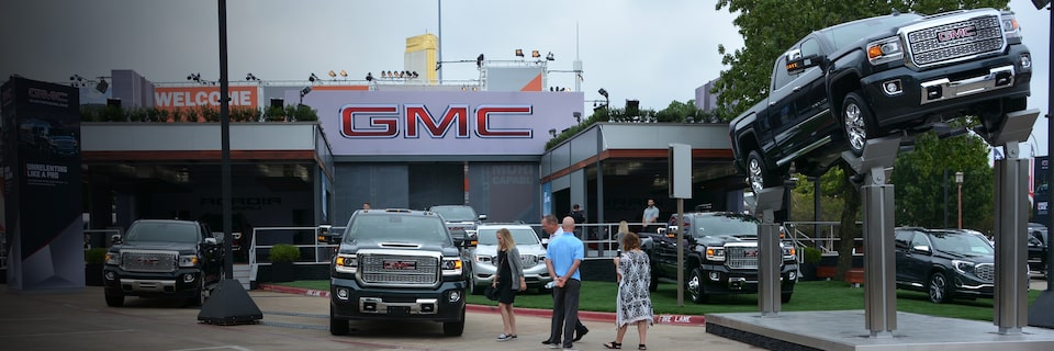 GMC life allison fannin state fair outdoor setup.