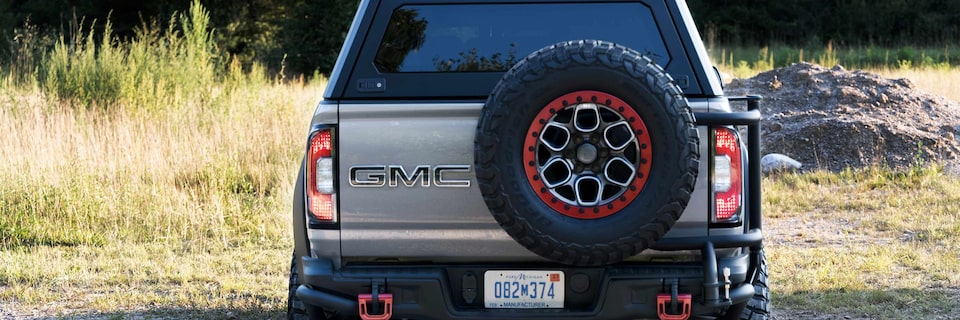 Rearview of the GMC Canyon AT4