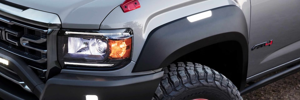 GMC Canyon AT4 Concept Close-Up of Headlamp
