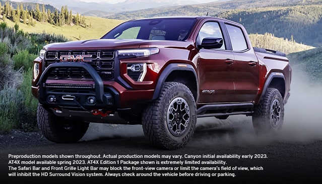 THE MOST ADVANCED OFF-ROAD MID-SIZE TRUCK IS HERE: MEET THE FIRST EVER 2023 GMC CANYON AT4X
