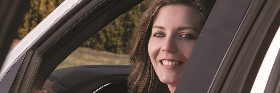 Christine Kirbitz in 2021 GMC Yukon Full-Size SUV
