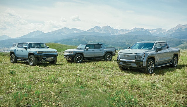 EMBRACING THE ADVENTURE. GMC EVs TAKE CHARGE IN VAIL.