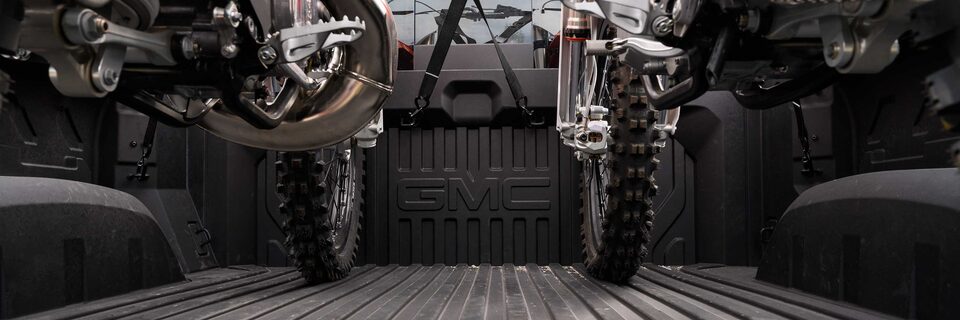 2020 GMC Sierra AT4 CarbonPro Off-road Full-size Truck Interior Bed View