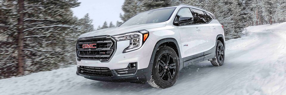 2022 GMC Terrain AT4 offroading in the snow