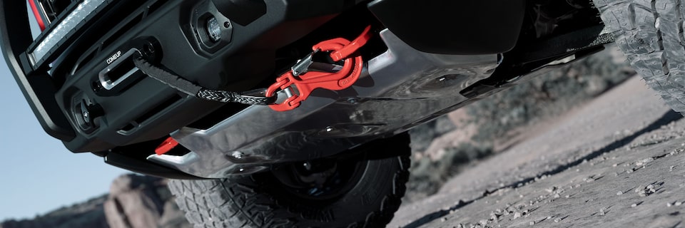 View of the Underbody of the GMC Canyon AT4X Off-Road Pickup Truck