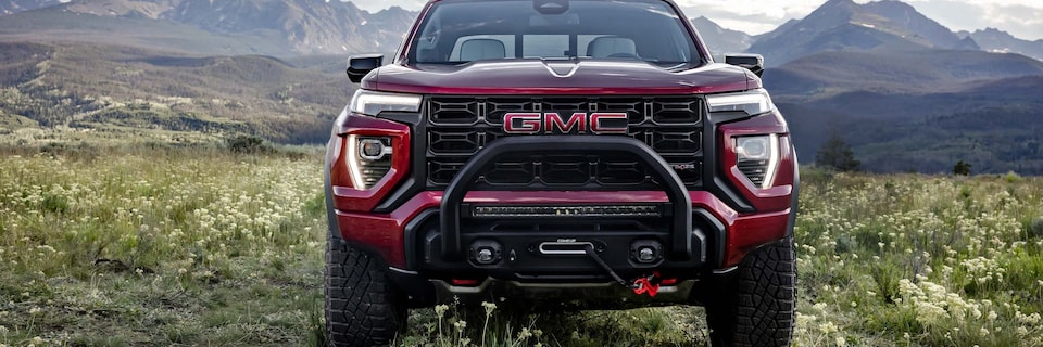 Front View of the GMC Canyon AT4X