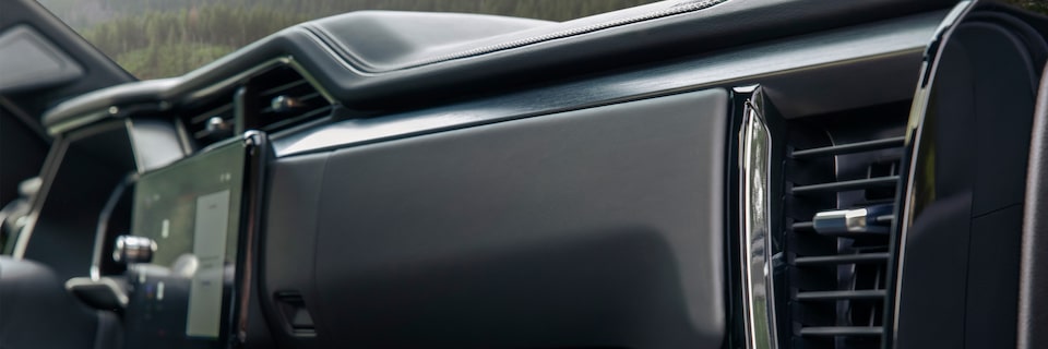 Interior Dashboard View of the Sierra AT4X Truck