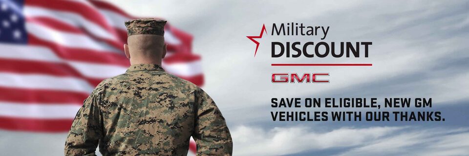 GMC Offers Military Discount on GM Vehicles
