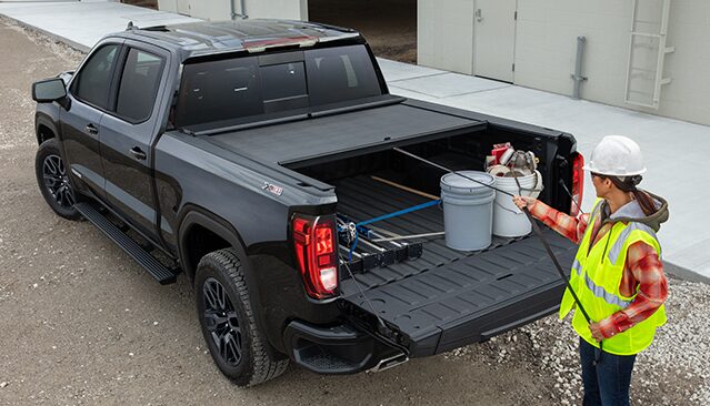 shield your cargo with a tonneau cover from gmc accessories.