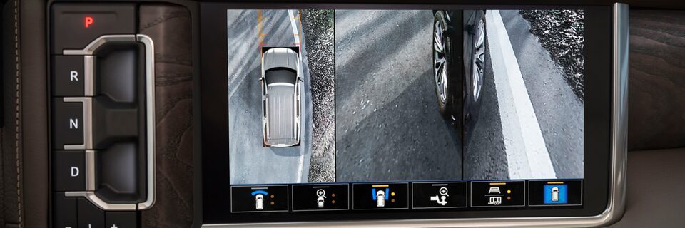 GMC Yukon Denali Premium Full-Size SUV Aerial Camera View