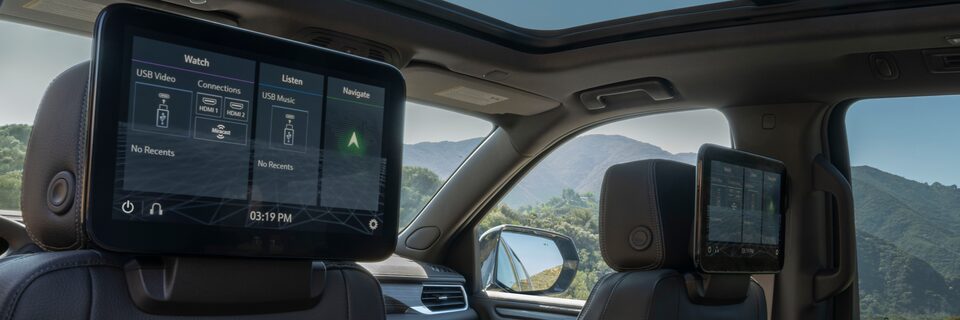 GMC Yukon Denali Premium Full-Size SUV Rear Seat Entertainment
