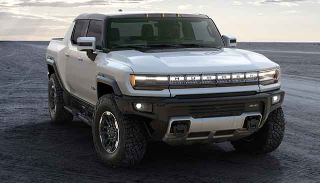 2021 GMC HUMMER EV with shoe designer John Geiger