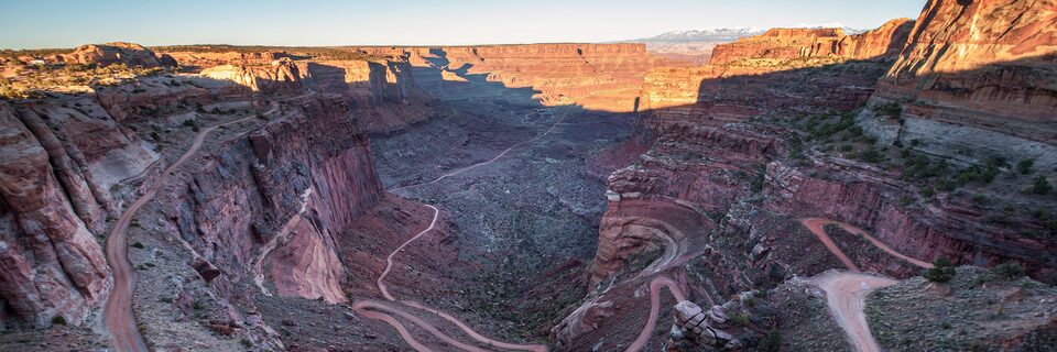 An Off-Road Trail in a Canyon in Moab, Utah