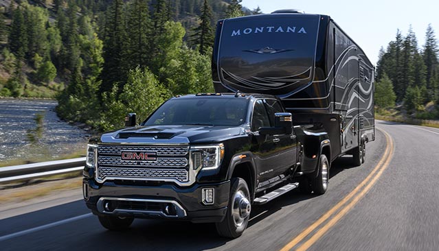 GMC ProGrade Trailering System Trailering Maintenance Screen