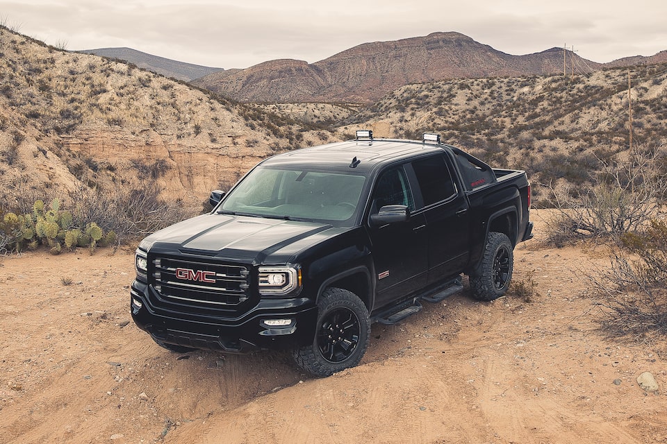 GMC life sierra 1500 all terrain top shot.