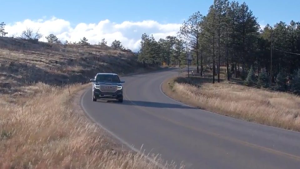 GMC life sierra 1500 denali engineering explained quiet cabin.