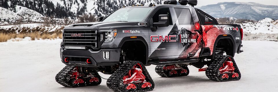 GMC Sierra AT4 All Mountain Edition with Mattracks
