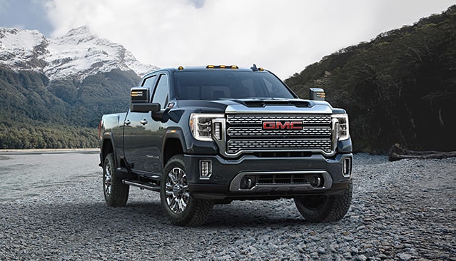 2022 GMC Sierra HD AT4 Three-Quarters View