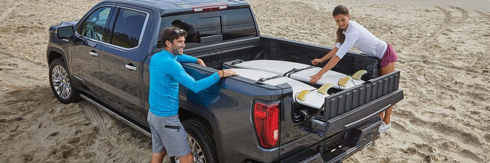 GMC Sierra MultiPro Tailgate Inner Gate Load Stop