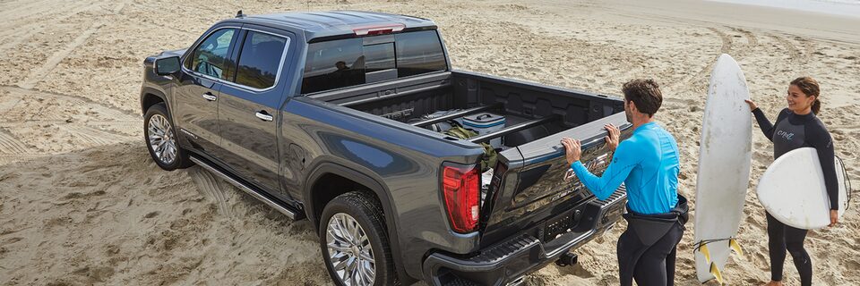 GMC Sierra MultiPro Tailgate Opened