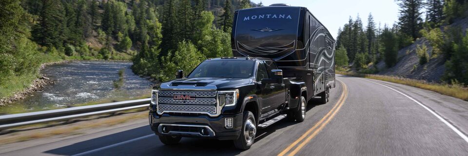 2022 GMC Sierra HD Trailering Camper