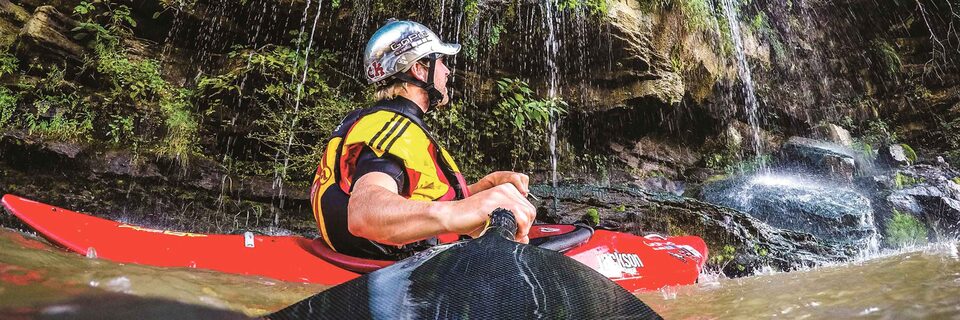 GMC Life: Nick Troutman Kayaking at Rock Island Profile View