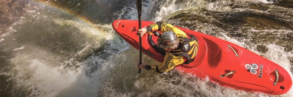 GMC Life: Nick Troutman Kayaking at Rock Island Aerial View