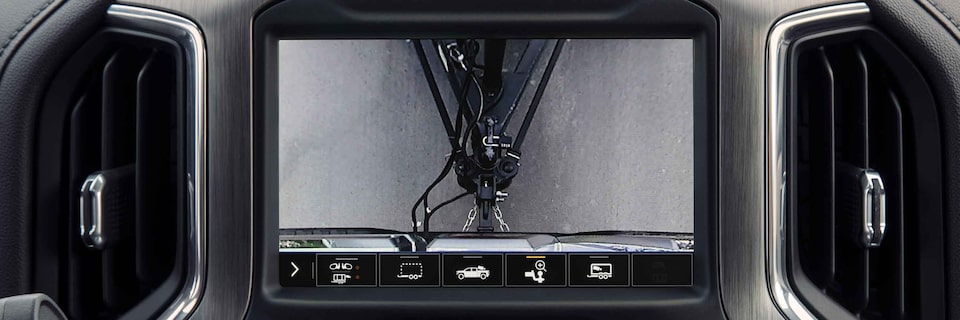 GMC Sierra Hitch Guidance with Hatch View