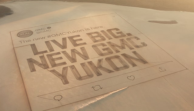 LIVE BIG NEW GMC YUKON Tweet Aerial View