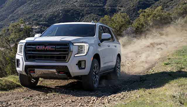 2022 GMC Yukon SUV Driving Off-Road