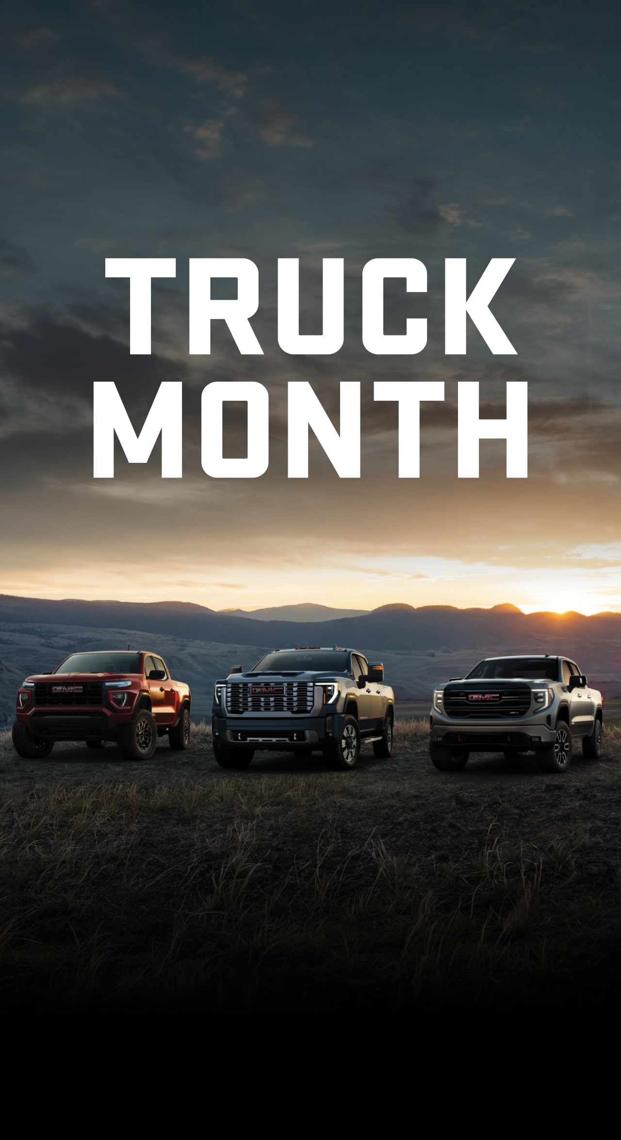 2026 GMC SIERRA 1500 MODELS. TRUCK MONTH. 2.9% APR FOR 72 MONTHS for well-qualified buyers. Plus, no monthly payments until after Labor Day.