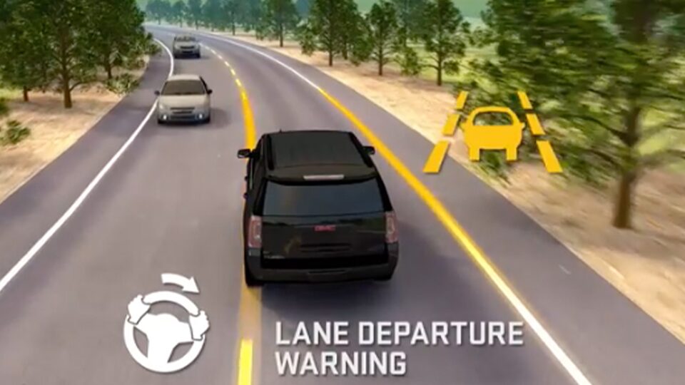 Safety: lane keep assist with lane departure warning