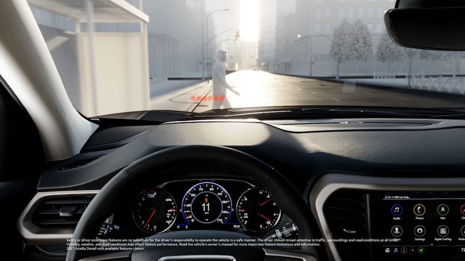 2022 Acadia Front Pedestrian Braking